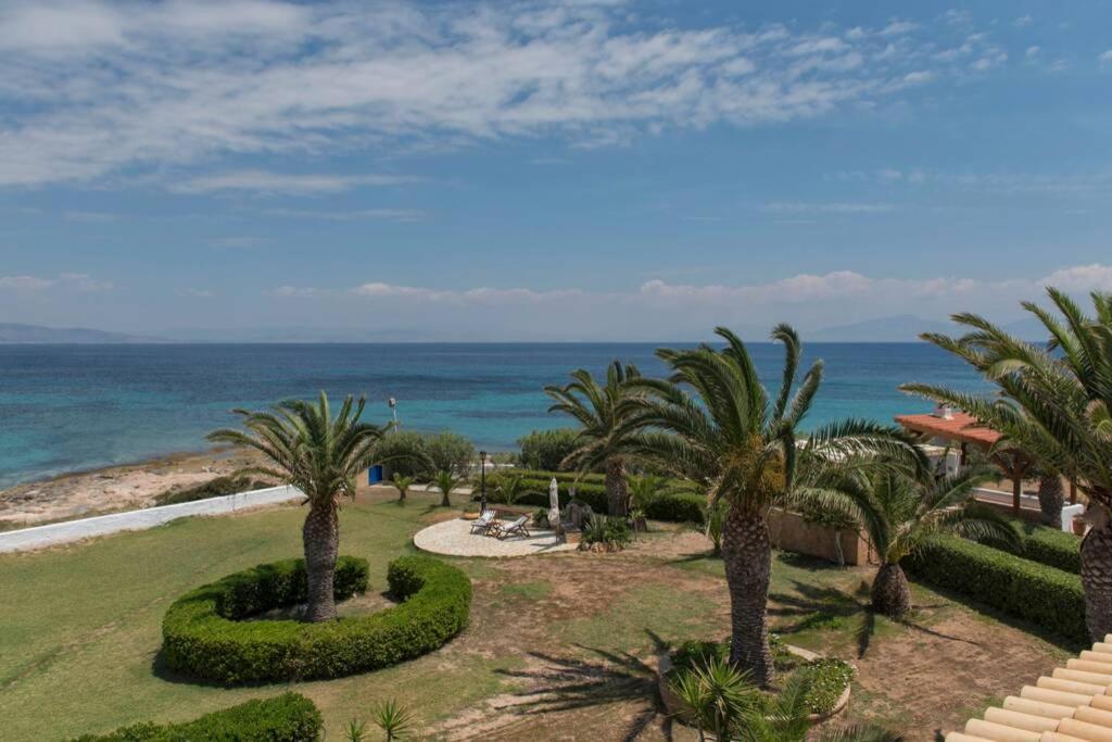 Palmaya Villa, Unique Seafront Experience Vagia  Ngoại thất bức ảnh