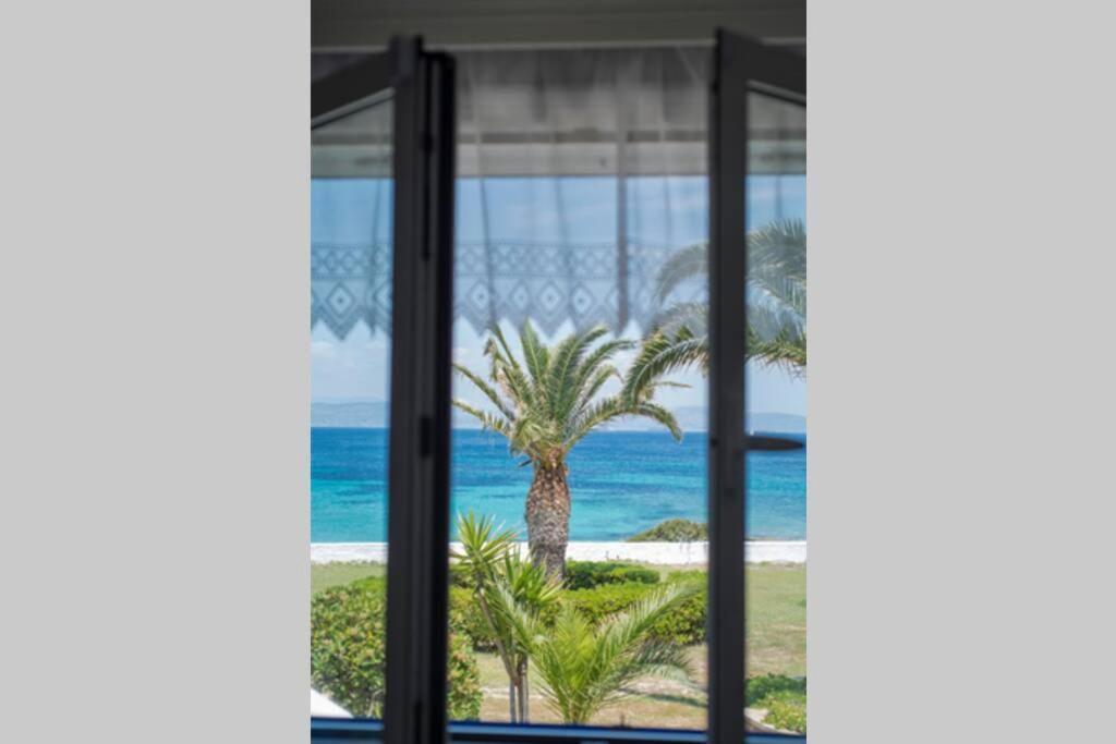 Palmaya Villa, Unique Seafront Experience Vagia  Ngoại thất bức ảnh