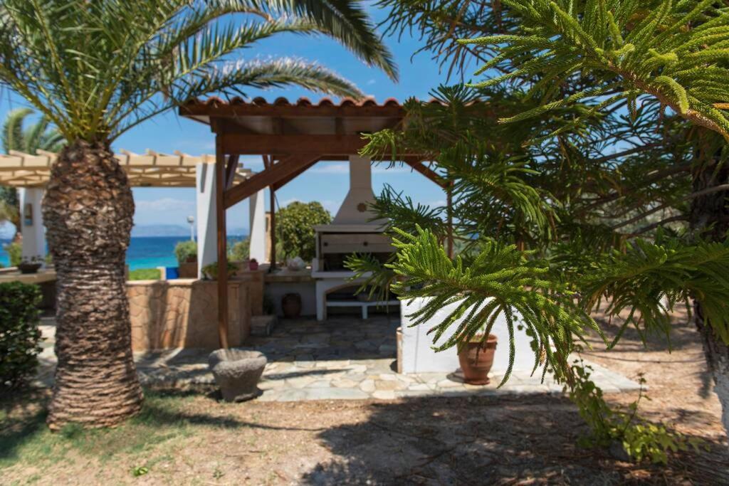 Palmaya Villa, Unique Seafront Experience Vagia  Ngoại thất bức ảnh