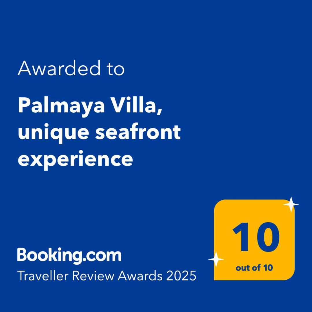 Palmaya Villa, Unique Seafront Experience Vagia  Ngoại thất bức ảnh